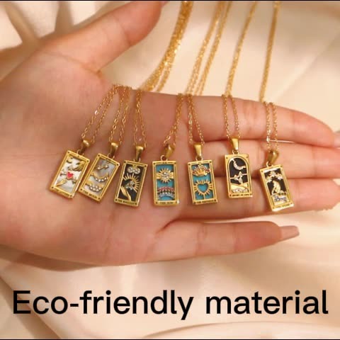 Tarot Talisman Necklace - Good Luck & Manifestation Jewelry
