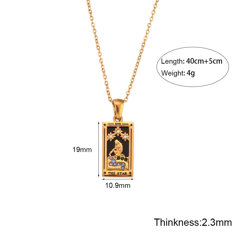 Tarot Talisman Necklace - Good Luck & Manifestation Jewelry