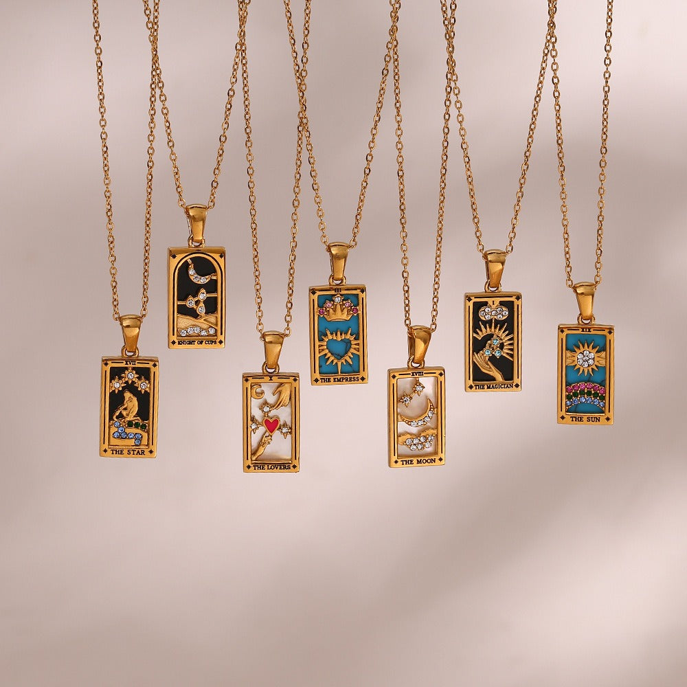Tarot Talisman Necklace - Good Luck & Manifestation Jewelry