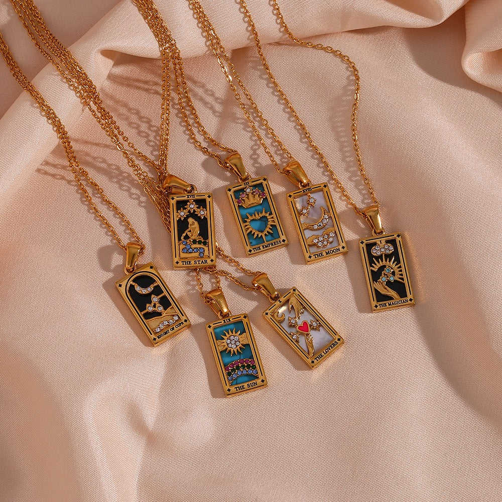 Tarot Talisman Necklace - Good Luck & Manifestation Jewelry