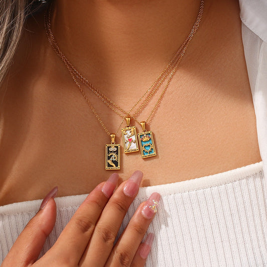 Tarot Talisman Necklace - Good Luck & Manifestation Jewelry