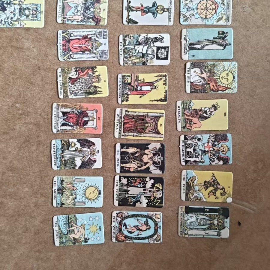 Mini Tarot Deck Necklace - Travel Talisman & Manifestation Jewelry