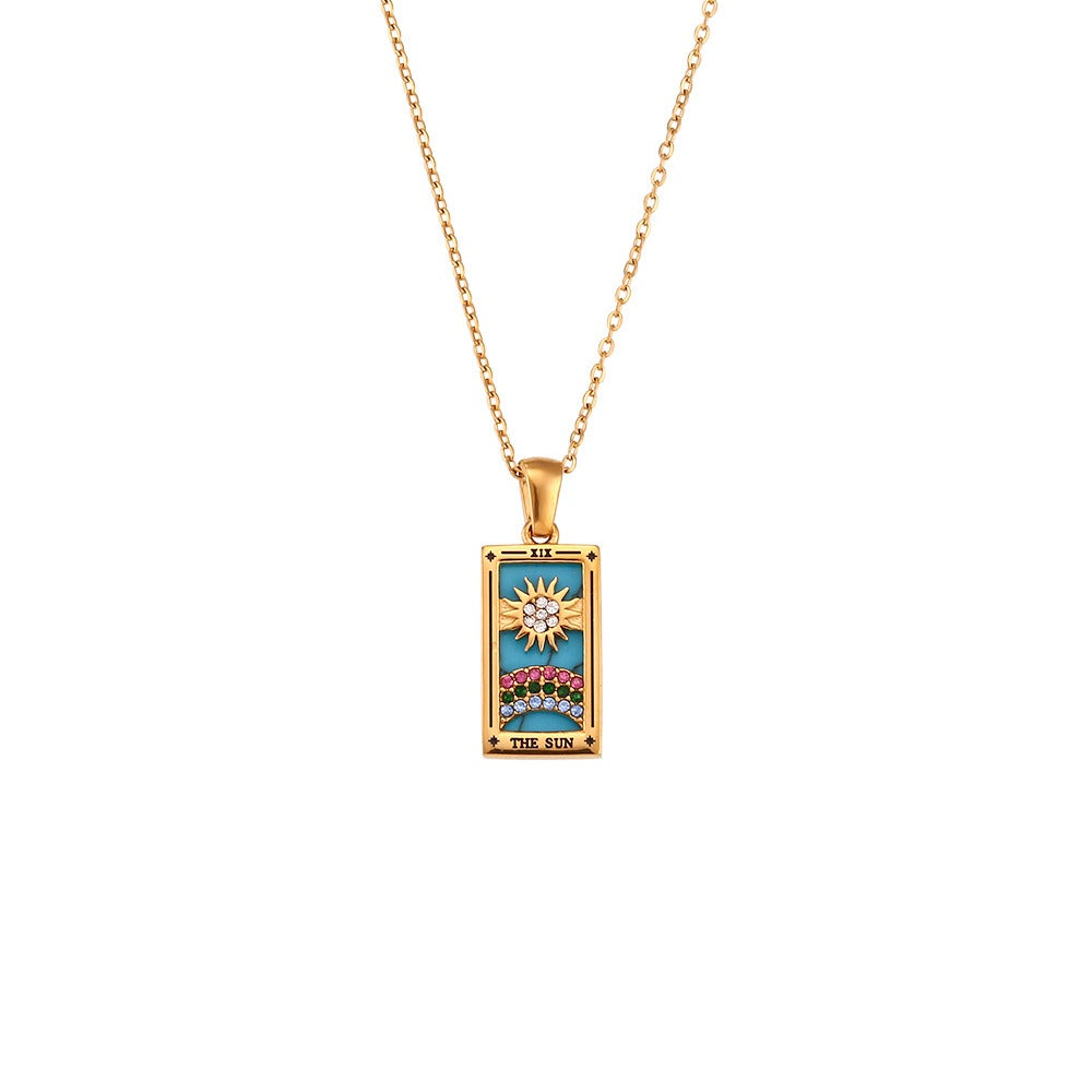 Tarot Talisman Necklace - Good Luck & Manifestation Jewelry