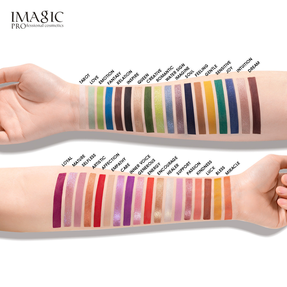Tarot Eyeshadow Palette - 36 Color Matte & Shimmer Makeup